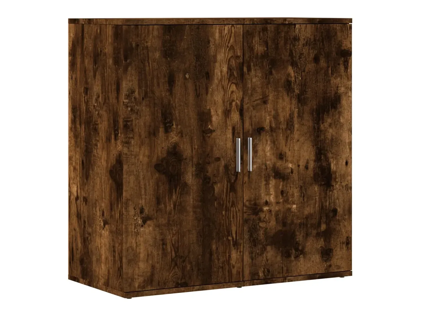 Aparador de madera de ingeniería roble ahumado 79x38x80 cm