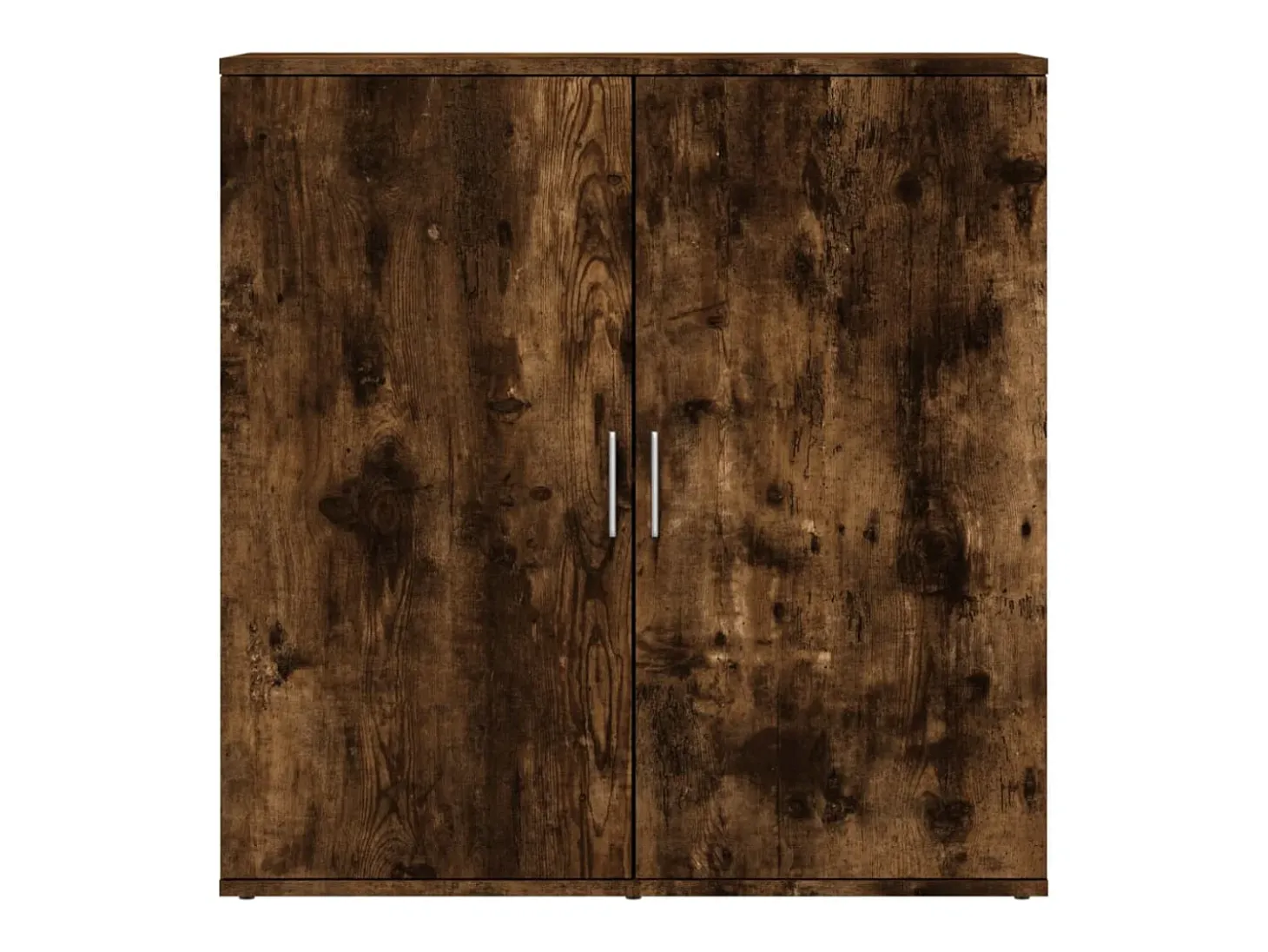 Aparador de madera de ingeniería roble ahumado 79x38x80 cm