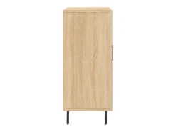 Aparador de madera de ingeniería roble Sonoma 90x34x80 cm