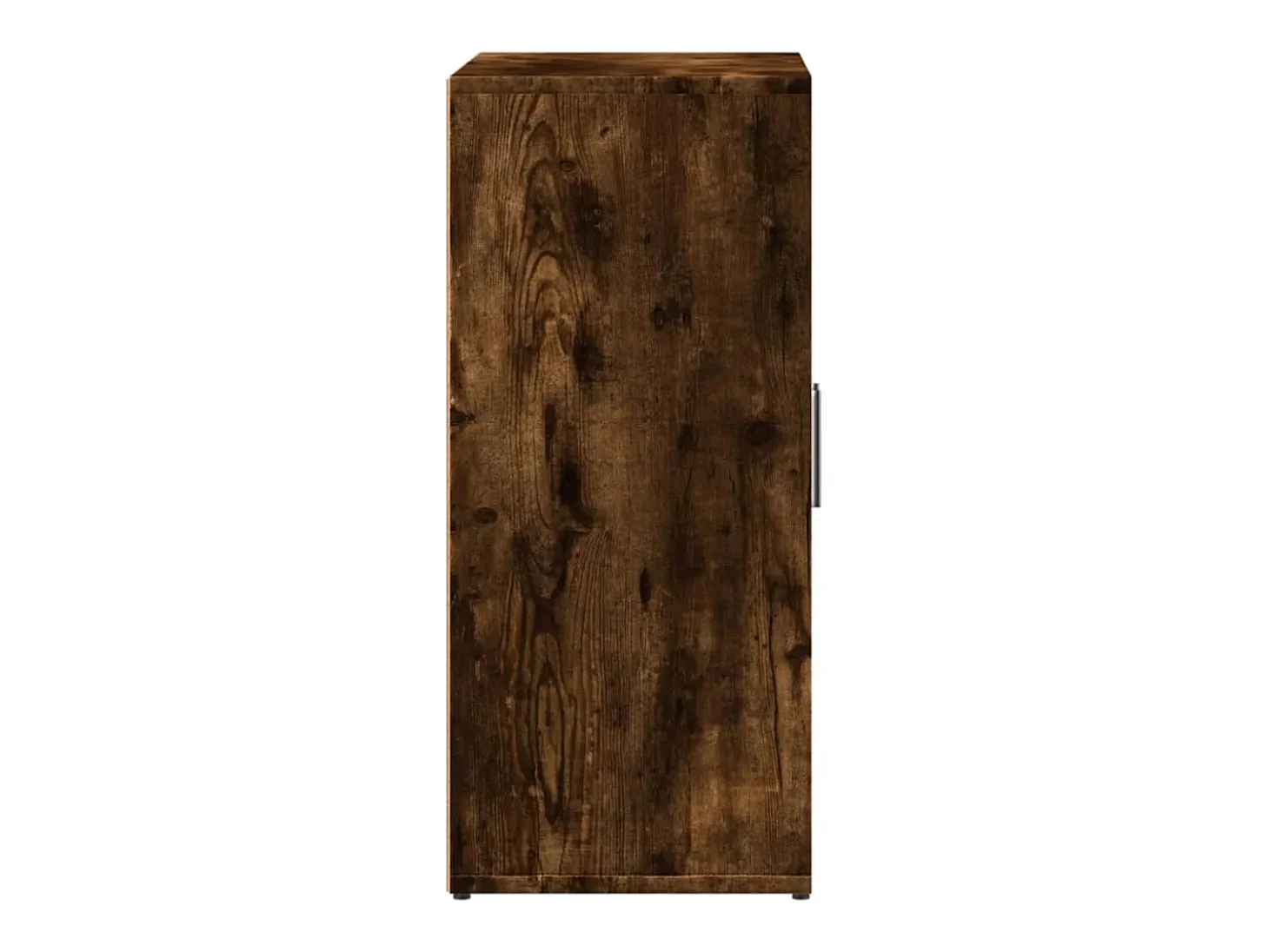 Aparador de madera de ingeniería 2 uds roble ahumado 60x31x70cm