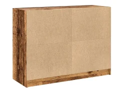 Aparador de madera de ingeniería envejecida 102x37x75,5 cm