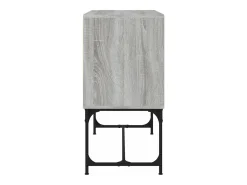 Aparador de madera de ingeniería gris Sonoma 100x40x79,5 cm