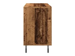 Aparador de madera de ingeniería envejecida 100x36x60 cm