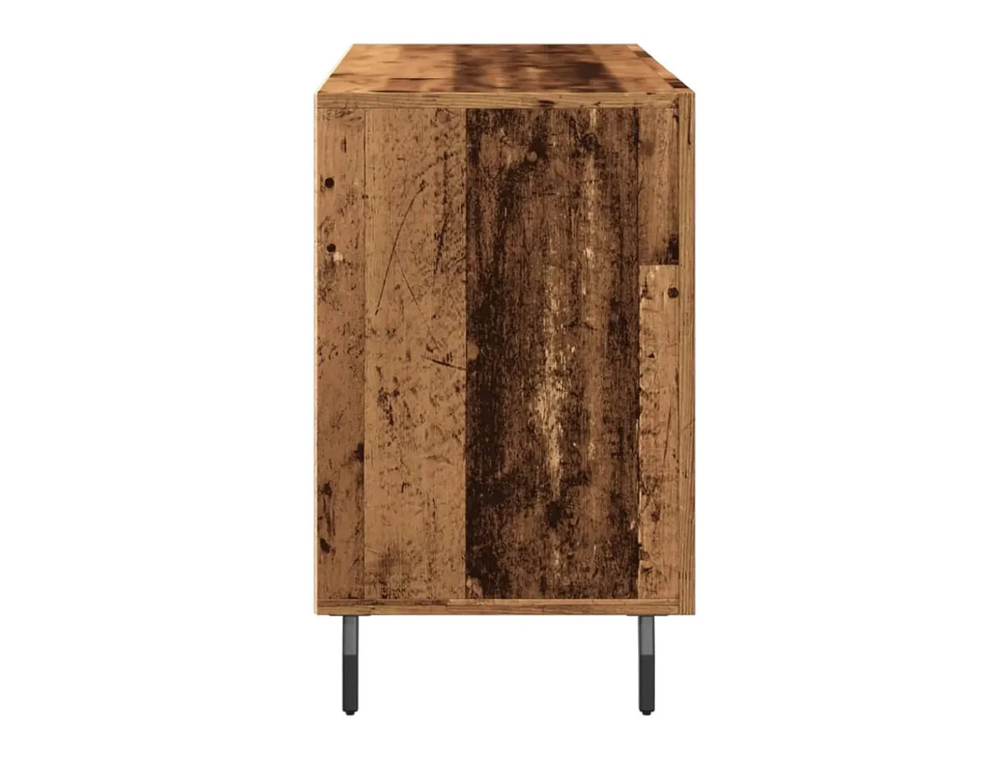 Aparador de madera de ingeniería envejecida 100x36x60 cm
