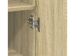 Aparador de madera de ingeniería roble Sonoma 45x42,5x185 cm