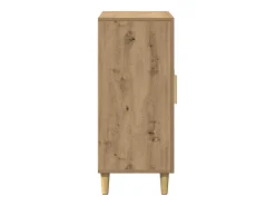 Aparador de madera de ingeniería roble artisan 90x34x80 cm
