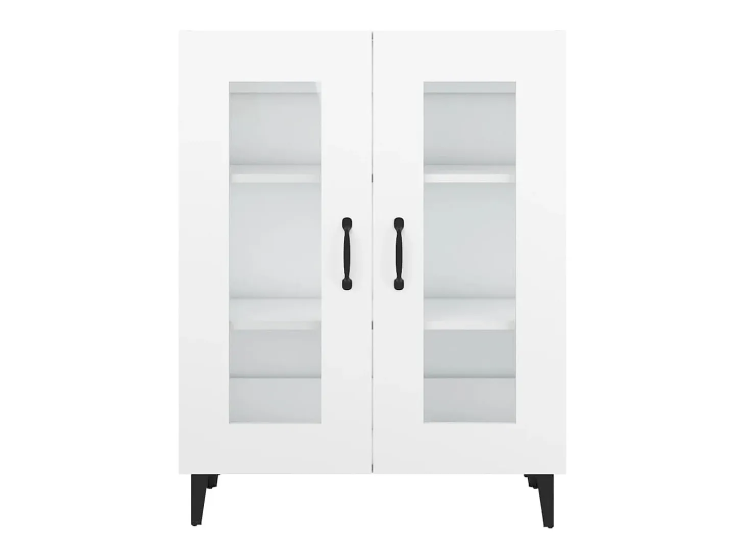 Aparador de madera de ingeniería blanco 69,5x34x90 cm