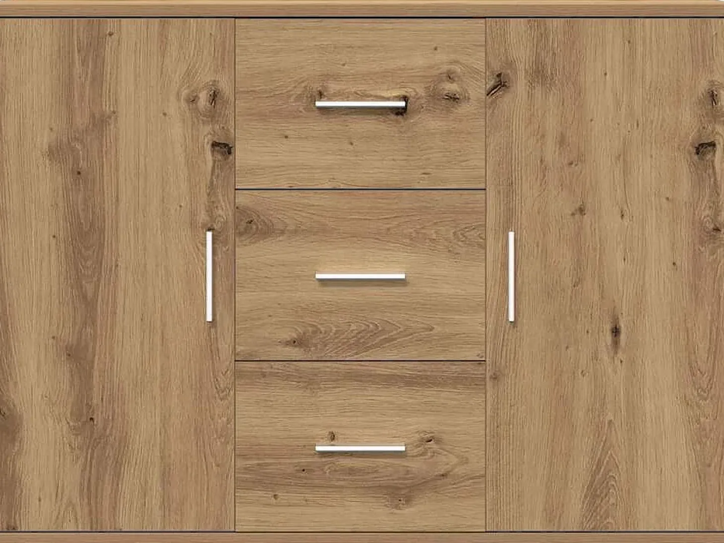 Aparador de madera de ingeniería roble artisan 90x29,5x65 cm