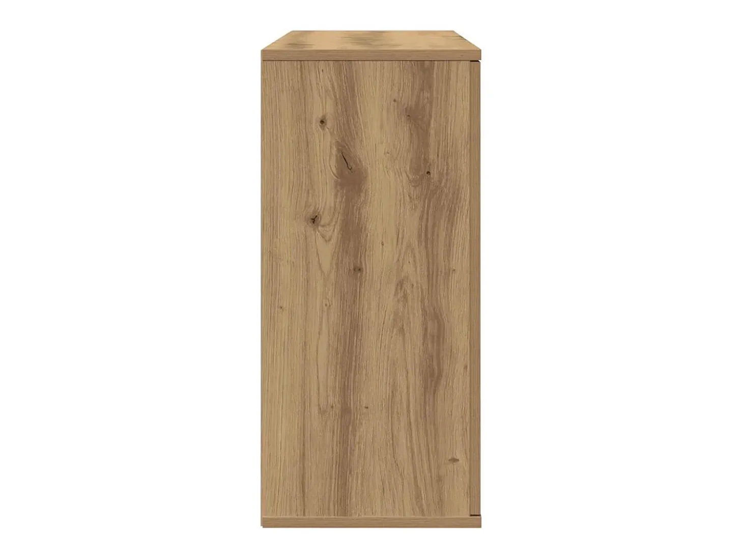 Aparador de madera de ingeniería roble artisan 90x29,5x65 cm