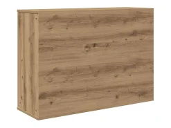 Aparador de madera de ingeniería roble artisan 90x29,5x65 cm