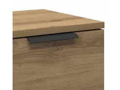 Aparador de madera de ingeniería roble artisan 60x30x70 cm
