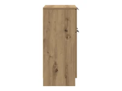 Aparador de madera de ingeniería roble artisan 60x30x70 cm