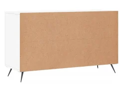 Aparador de madera de ingeniería blanco 100x36x60 cm