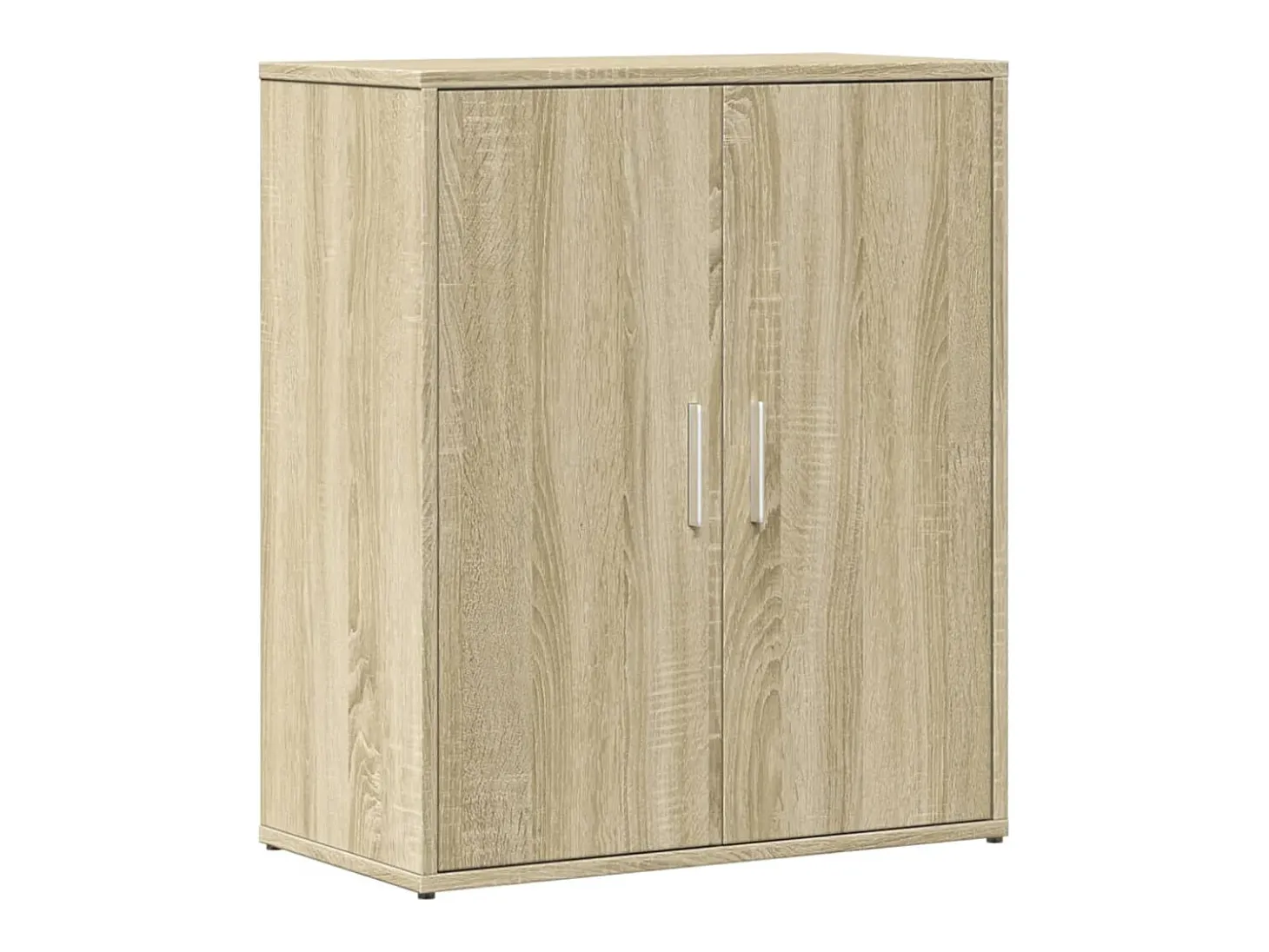 Aparador de madera de ingeniería 2 uds roble Sonoma 60x31x70 cm ES483068