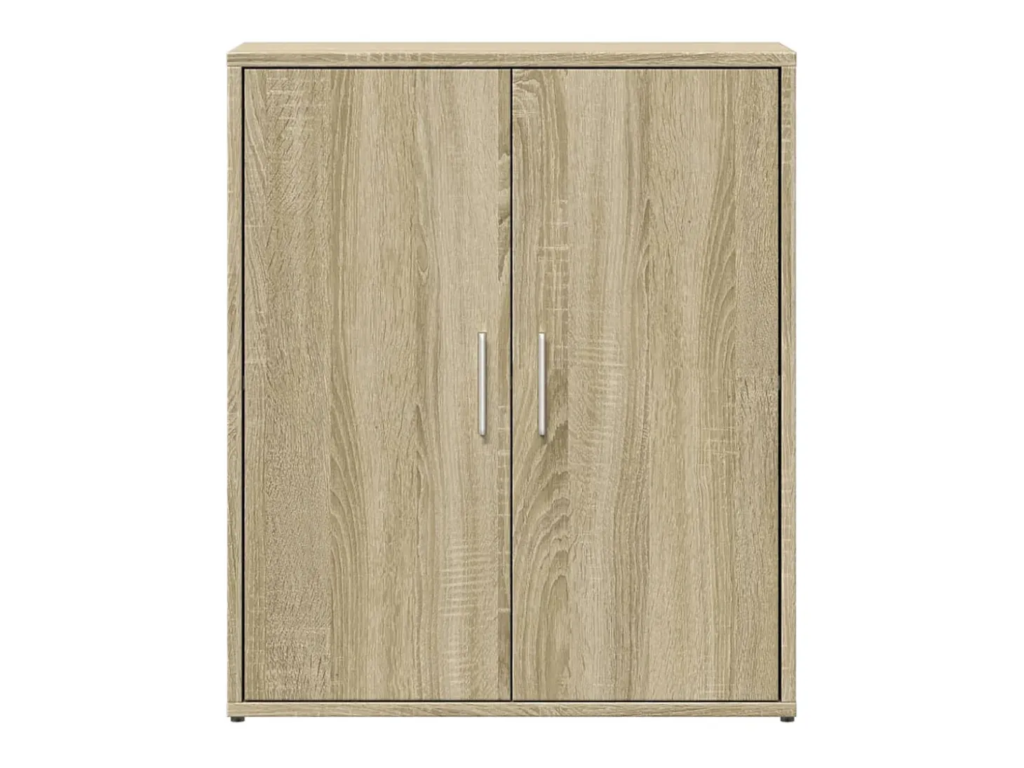 Aparador de madera de ingeniería 2 uds roble Sonoma 60x31x70 cm ES483068