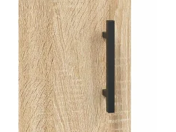 Aparador de madera de ingeniería roble Sonoma 69,5x34x90 cm