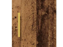 Aparador de madera de ingeniería envejecida 34,5x34x90 cm