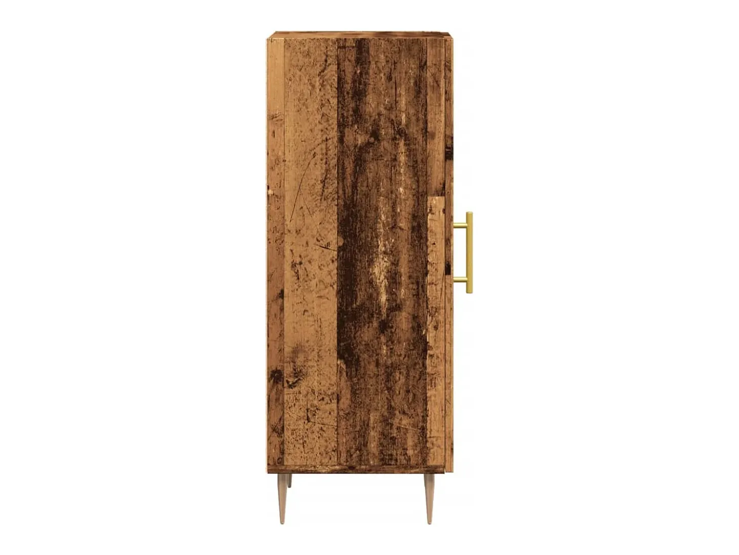 Aparador de madera de ingeniería envejecida 34,5x34x90 cm
