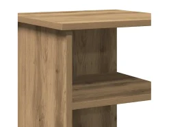 Aparador de madera de ingeniería roble artisan 35x35x55 cm