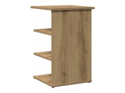 Aparador de madera de ingeniería roble artisan 35x35x55 cm
