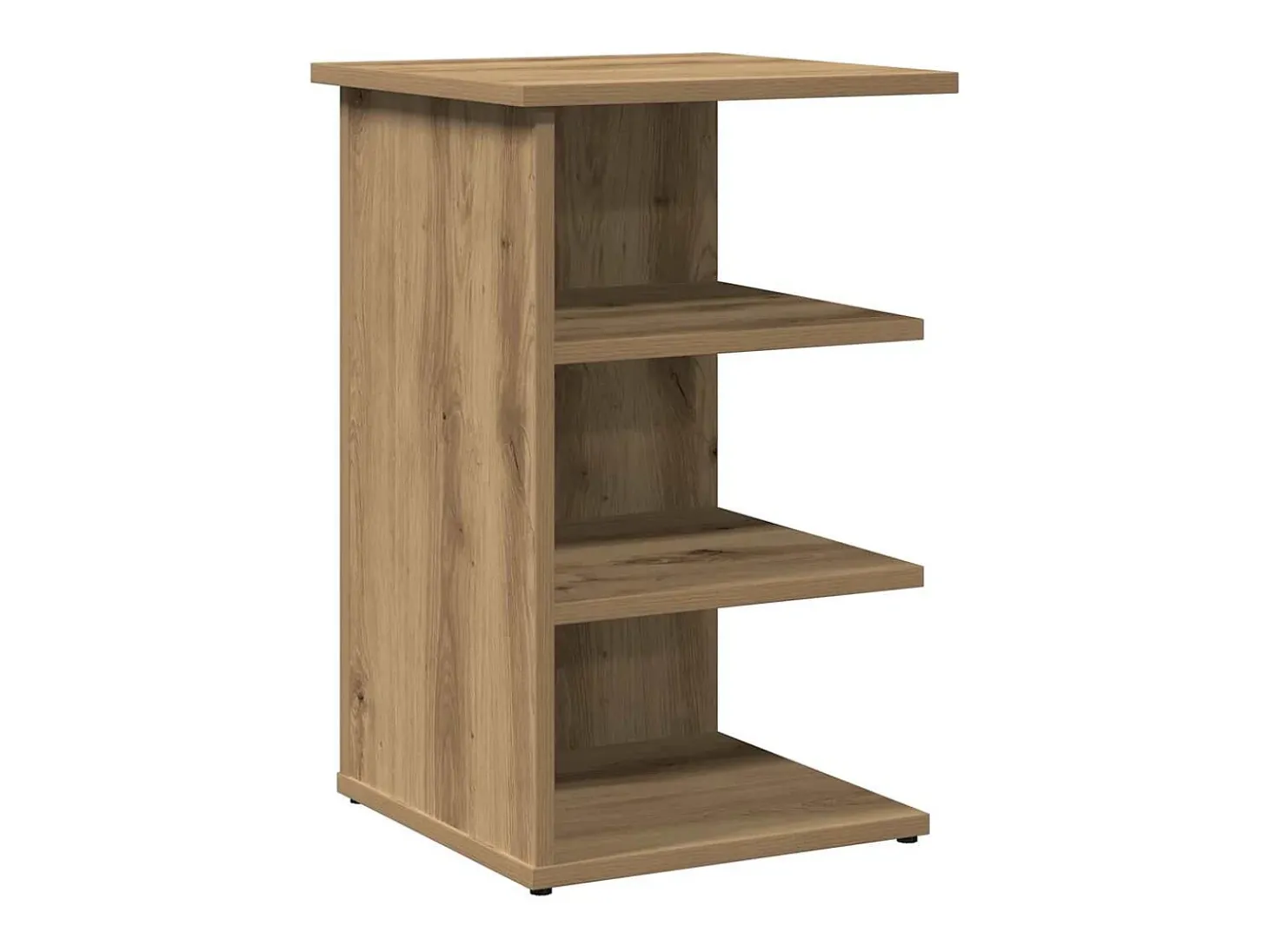 Aparador de madera de ingeniería roble artisan 35x35x55 cm