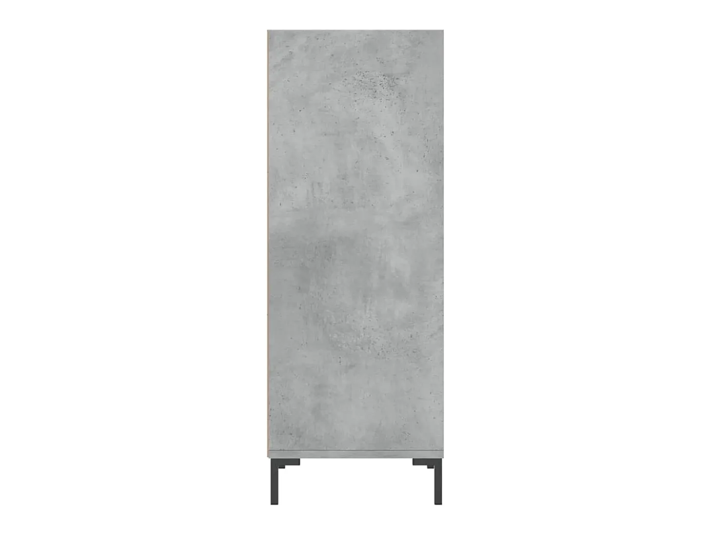 Aparador de madera de ingeniería gris hormigón 34,5x32,5x90 cm