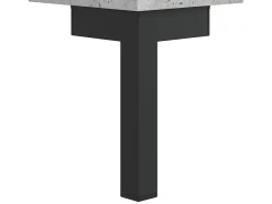 Aparador de madera de ingeniería gris hormigón 34,5x32,5x90 cm
