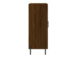 Aparador de madera de ingeniería marrón roble 69,5x34x90 cm