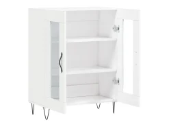 Aparador de madera de ingeniería blanco 69,5x34x90 cm