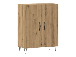 Aparador de madera de ingeniería roble artisan 69,5x34x90 cm
