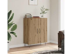 Aparador de madera de ingeniería roble artisan 69,5x34x90 cm