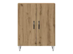 Aparador de madera de ingeniería roble artisan 69,5x34x90 cm