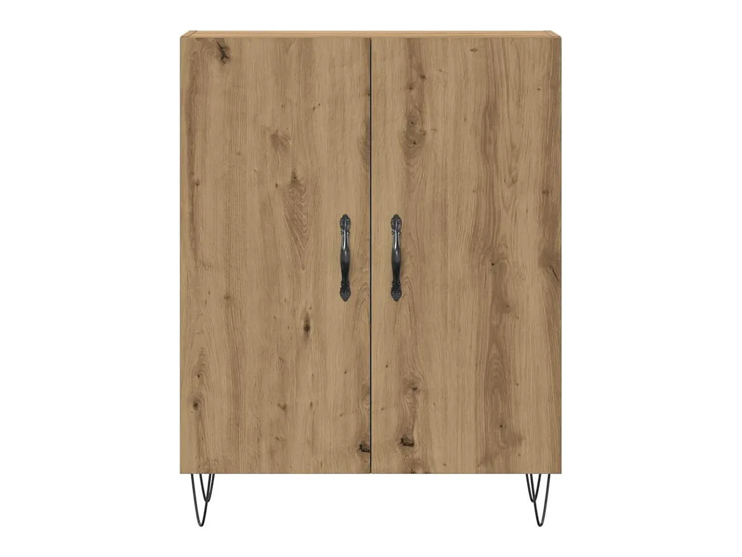Aparador de madera de ingeniería roble artisan 69,5x34x90 cm