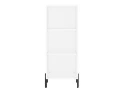 Aparador de madera de ingeniería blanco 34,5x32,5x90 cm ES62525