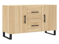 Aparador de madera de ingeniería roble Sonoma 100x36x60 cm