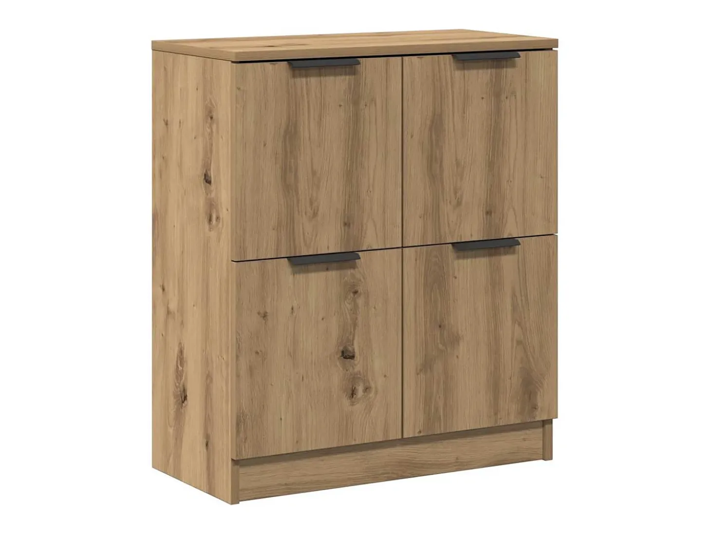 Aparador de madera de ingeniería roble artisan 60x30x70 cm