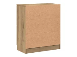 Aparador de madera de ingeniería roble artisan 60x30x70 cm