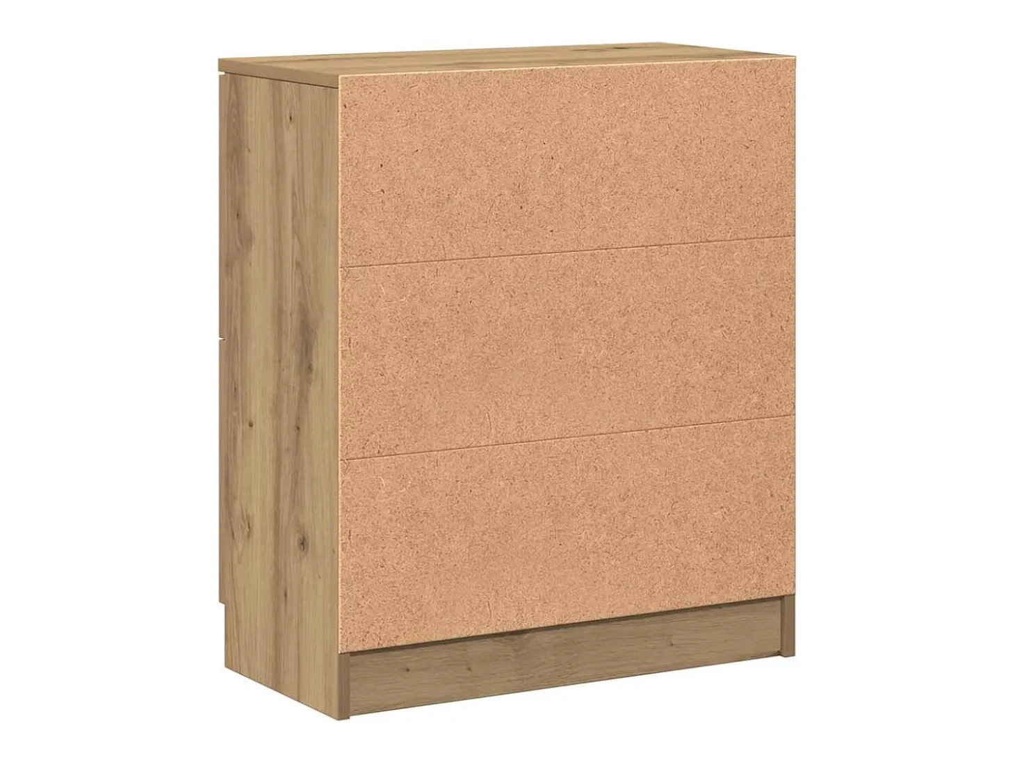 Aparador de madera de ingeniería roble artisan 60x30x70 cm
