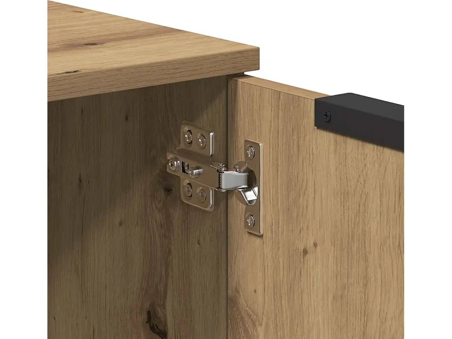 Aparador de madera de ingeniería roble artisan 60x30x70 cm