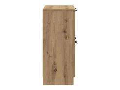 Aparador de madera de ingeniería roble artisan 60x30x70 cm