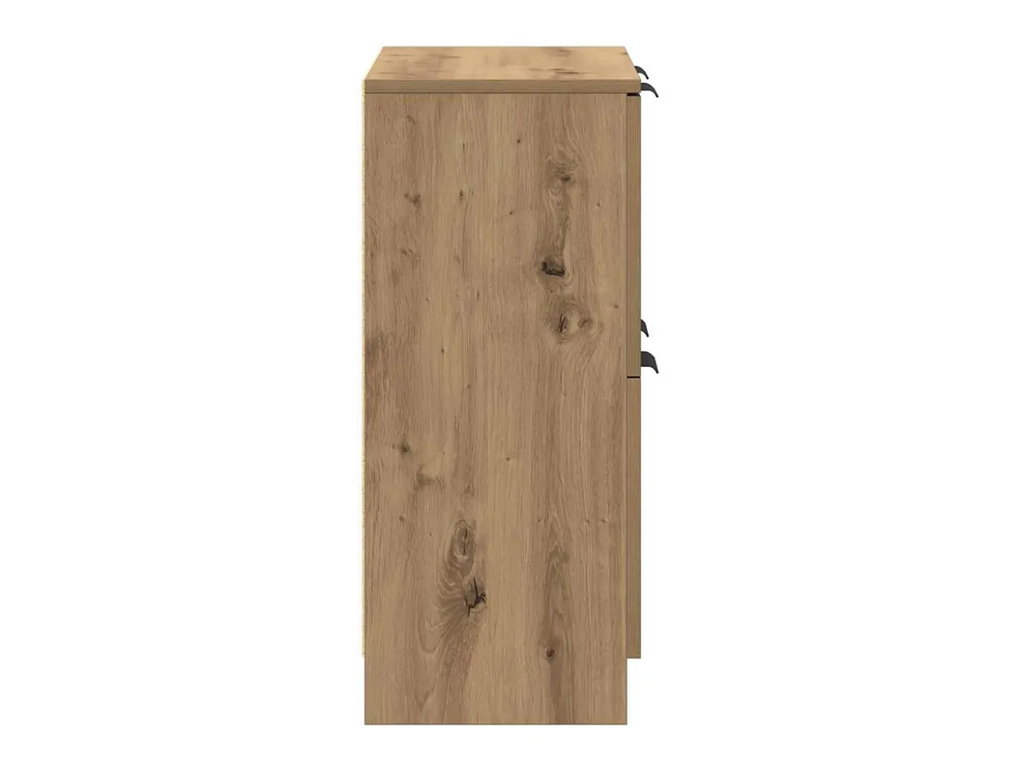 Aparador de madera de ingeniería roble artisan 60x30x70 cm