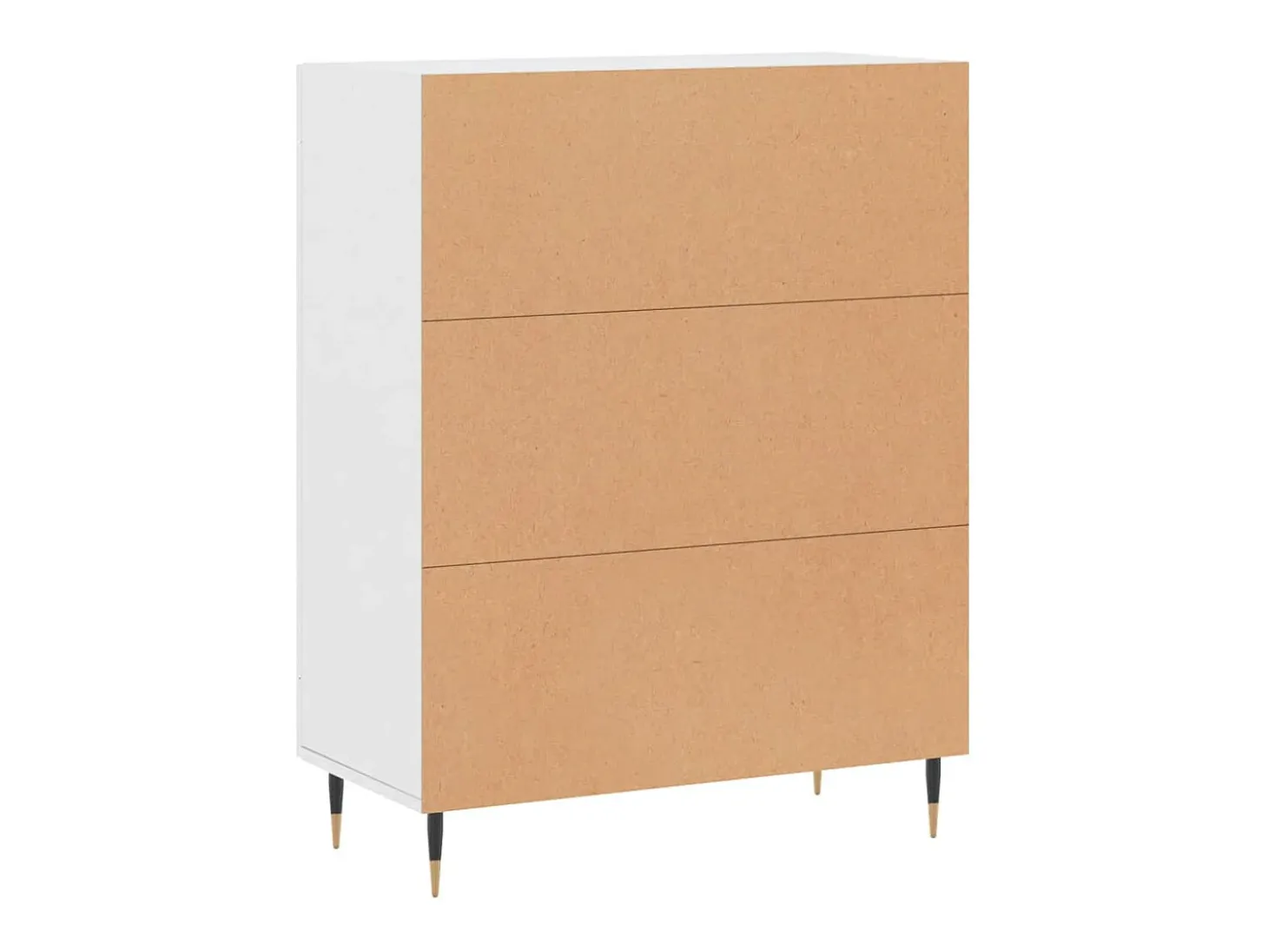 Aparador de madera de ingeniería blanco 69,5x34x90 cm