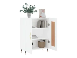 Aparador de madera de ingeniería blanco 69,5x34x90 cm
