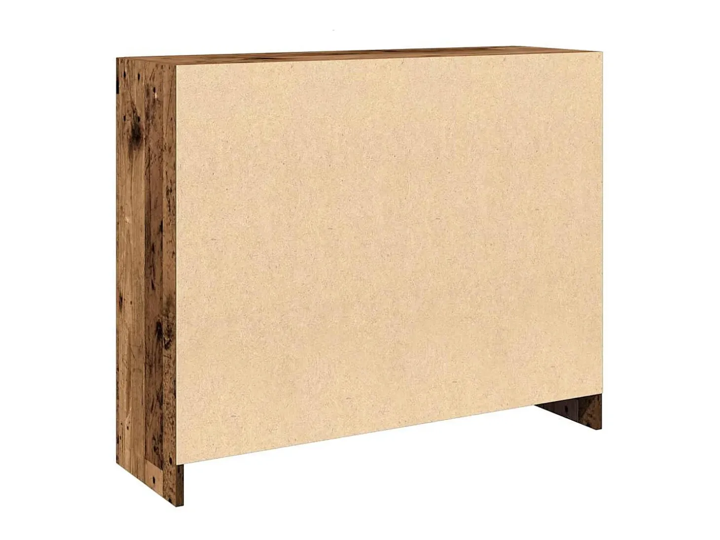 Aparador de madera de ingeniería envejecida 91x28x75 cm