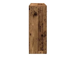 Aparador de madera de ingeniería envejecida 91x28x75 cm