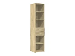 Aparador de madera de ingeniería roble Sonoma 40x42,5x185 cm