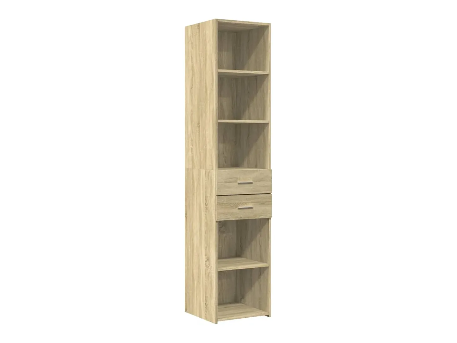 Aparador de madera de ingeniería roble Sonoma 40x42,5x185 cm