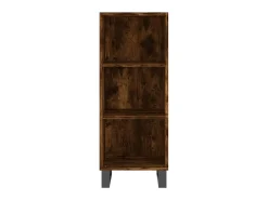 Aparador de madera de ingeniería roble ahumado 34,5x32,5x90 cm ES26867