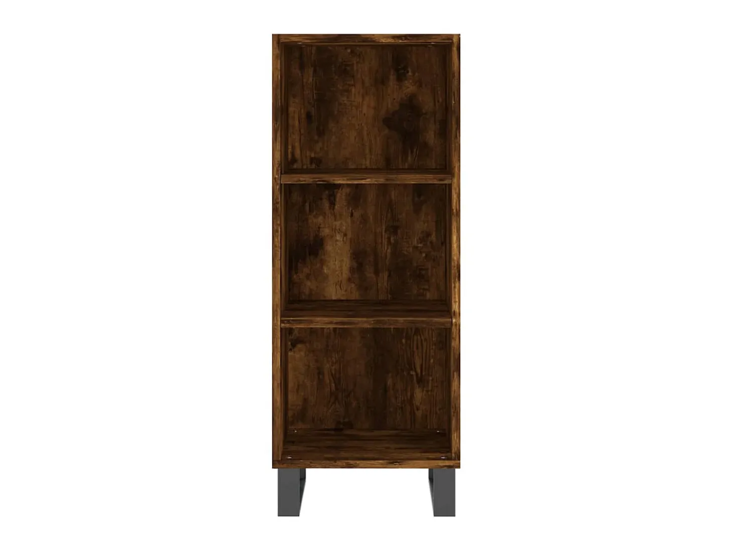 Aparador de madera de ingeniería roble ahumado 34,5x32,5x90 cm ES26867