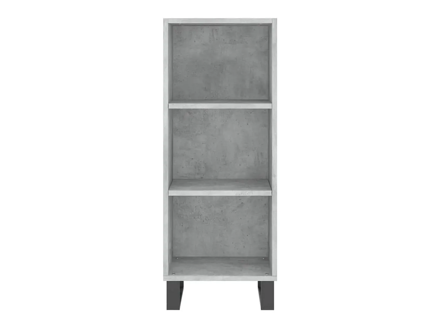 Aparador de madera de ingeniería gris hormigón 34,5x32,5x90 cm ES29990
